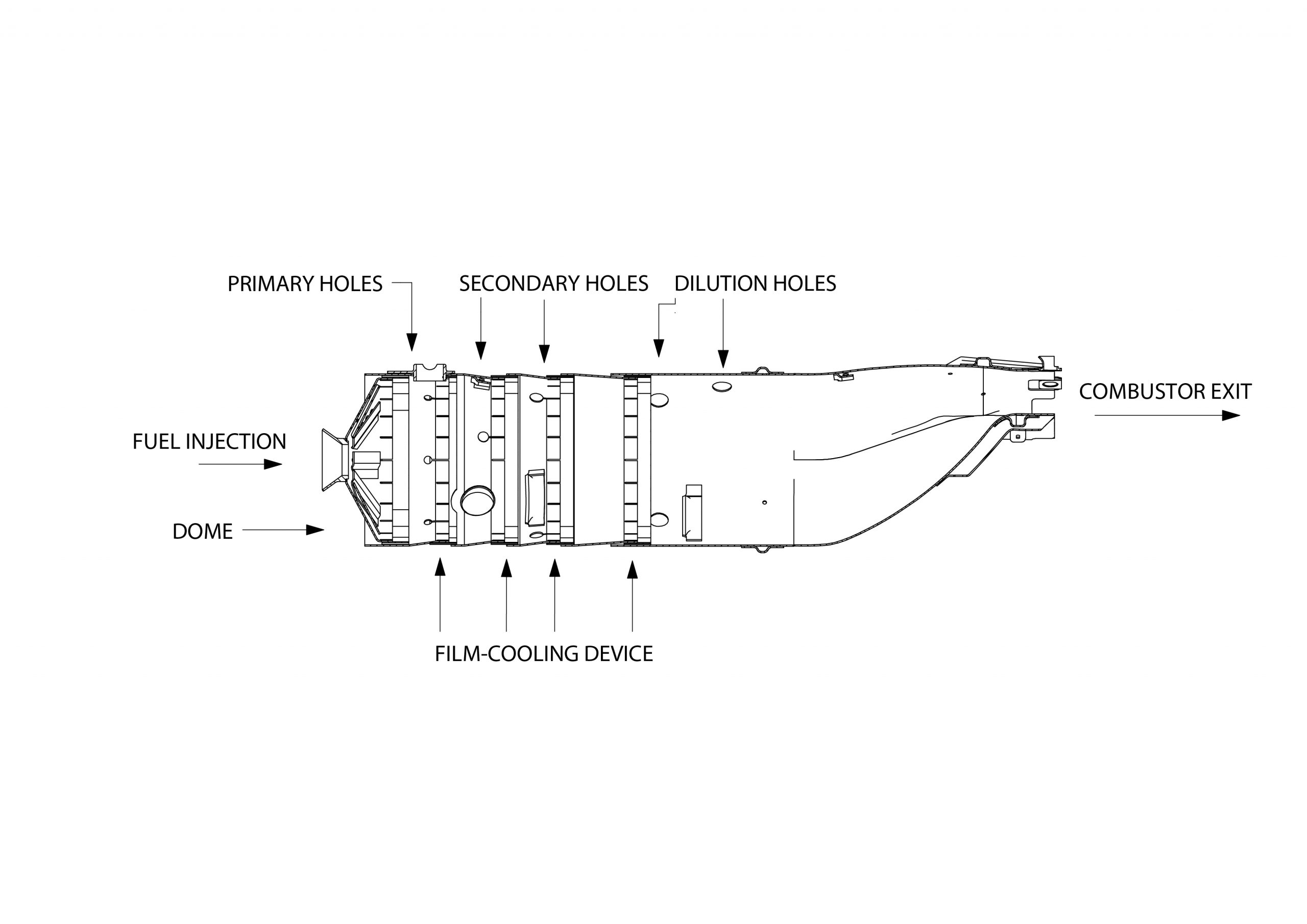 Combustion Liner line drawin for case study 2 Sienna Corporation